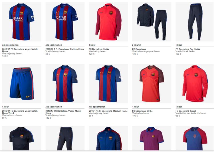 Barcelona voetbalshirt met Qatar 2016-2017 kopen Voetbalshirts.com