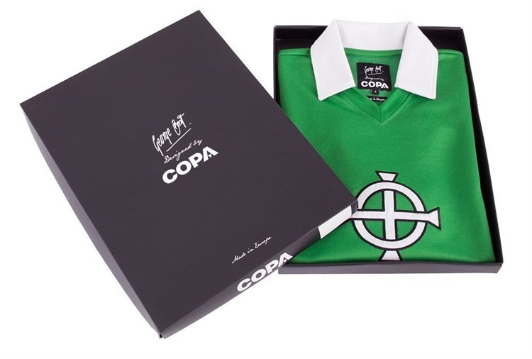 Noord -ierland -retro -shirt -george -best