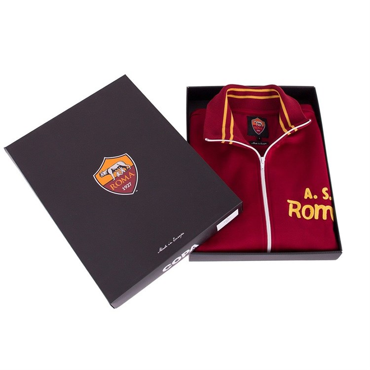 Copa -football -as -roma -retro -jacket -1974-1975