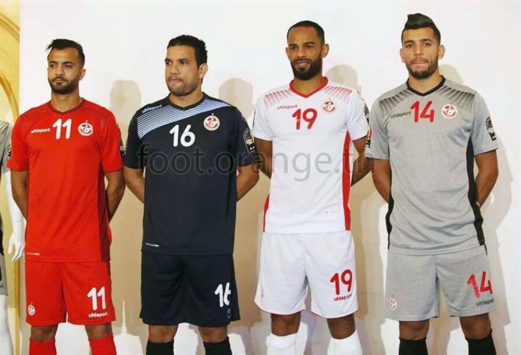 Tunesie -voetbalshirts -2017-2018