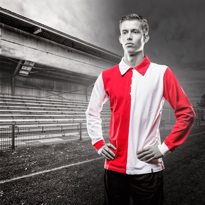 Normalisatie perzik Arashigaoka Feyenoord retro shirt 1912 - Voetbalshirts.com