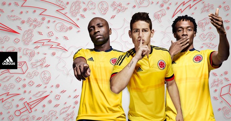 Colombia Thuisshirt 2015-2017 (1)