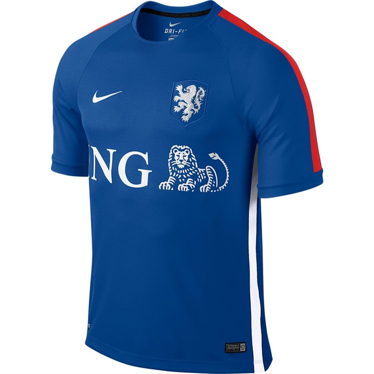 Blauwe Nederlands Elftal Trainingsshirt 2015-2016