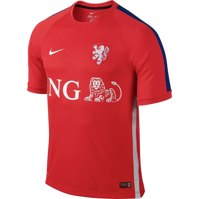Fel Rode Nederlands Elftal Trainingsshirt 2015-2016