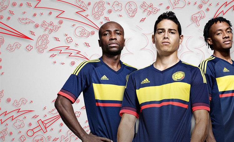 Colombia -uitshirt -2015-2016