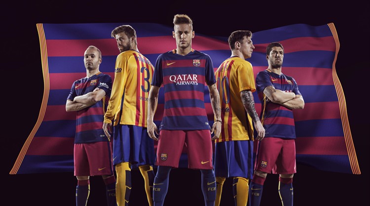 Barcelona -voetbalshirts -2015-2106