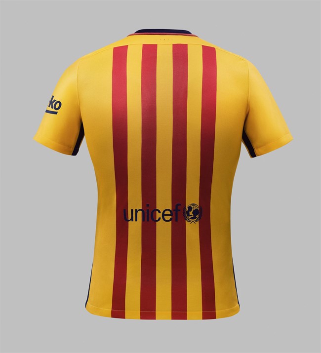 hand enthousiast slecht humeur Barcelona uitshirt 2015-2016 - Voetbalshirts.com