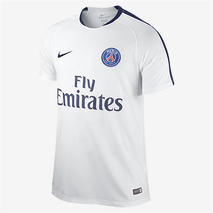 Wit -PSG-trainingsshirt -2015-2016