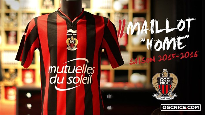 OGC-Nice -thuisshirt -2015-2016