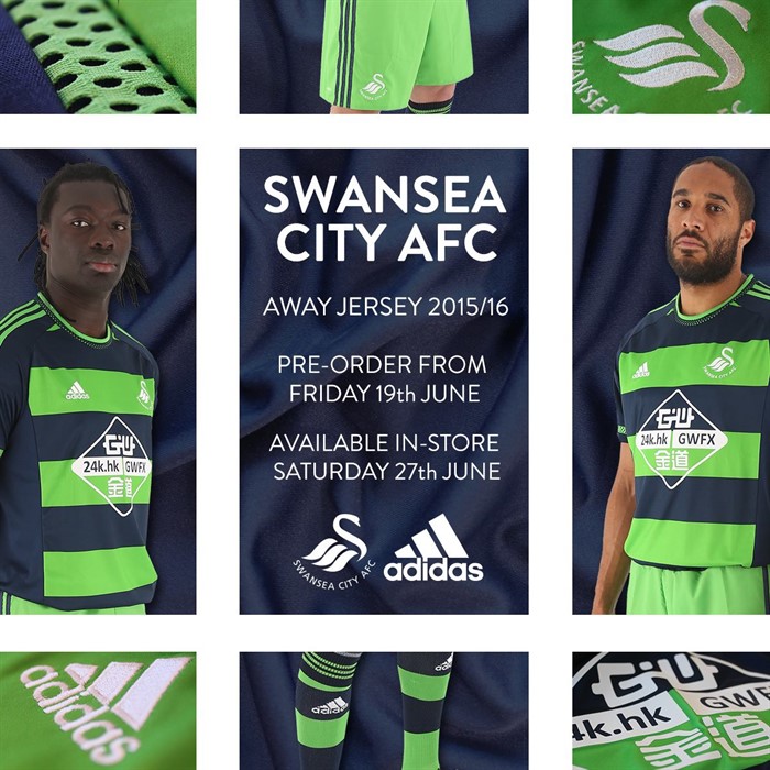 Swansea -City -uitshirt -2015-2016