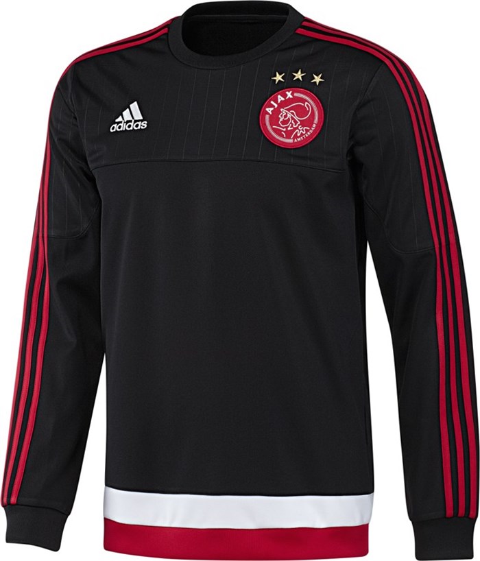 Ajax -training -sweater -2015-2016-zwart