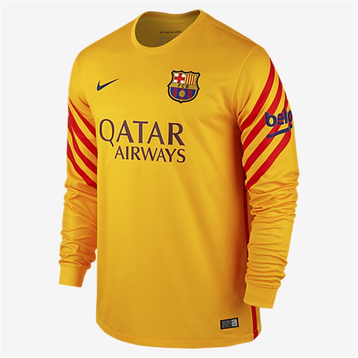 Geel -barcelona -keepersshirt -2015-2016