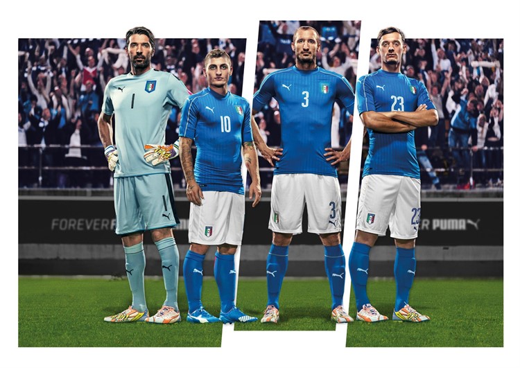 Italië -Euro -2016-voetbalshirt
