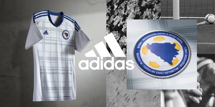 Bosnië -Herzegovina -voetbalshirt -uit -2016-2017