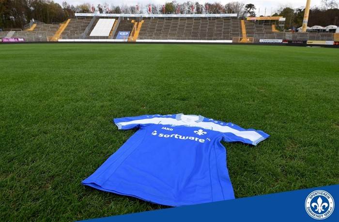 Stadion -Am -Bollenfaltor -voetbalshirt