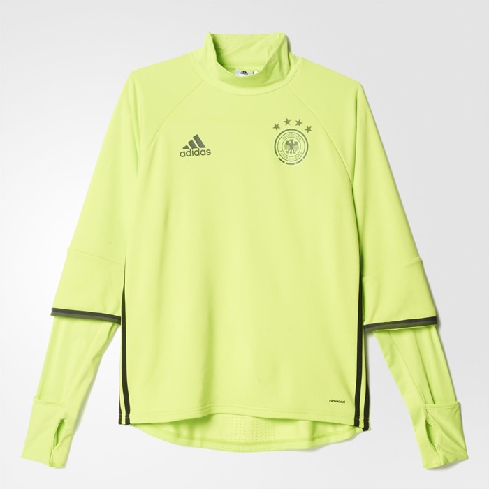 Fel -geel -duitsland -training -sweater -2016-2017