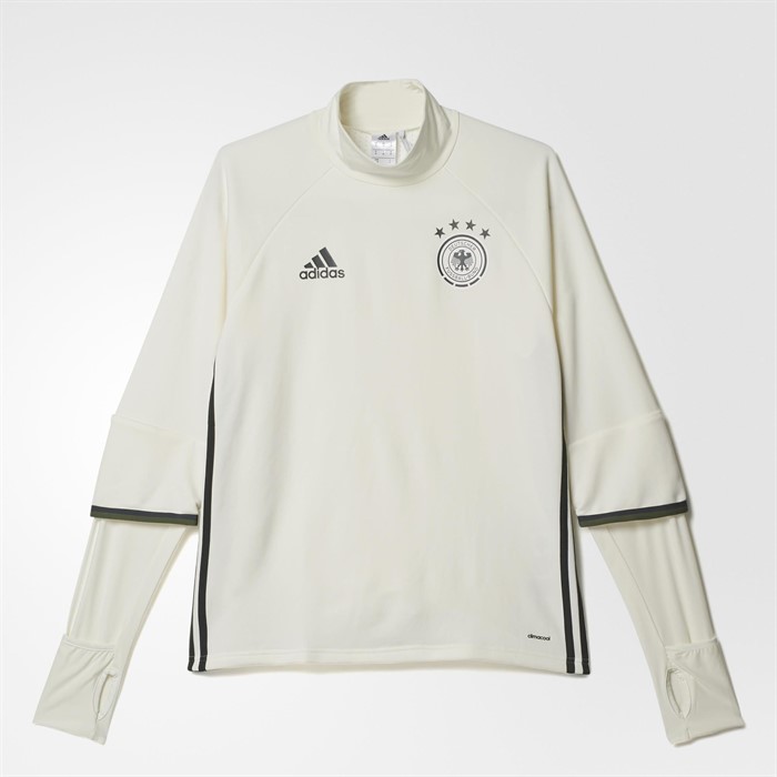 Wit -Duitsland -training -sweater -2016-2017