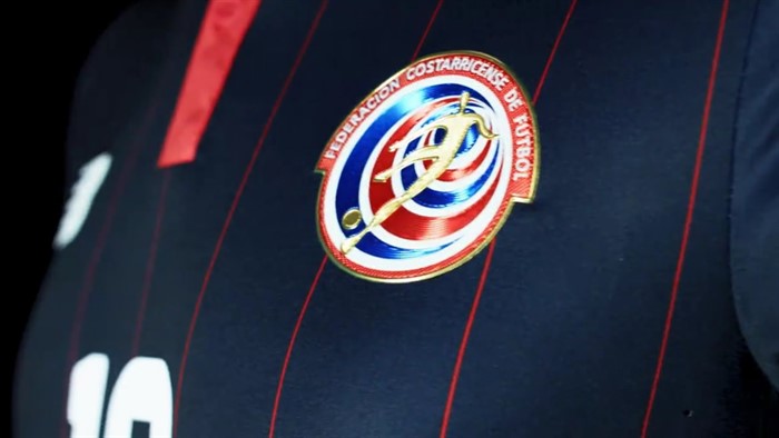 Costa -rica -voetbalshirt -detail