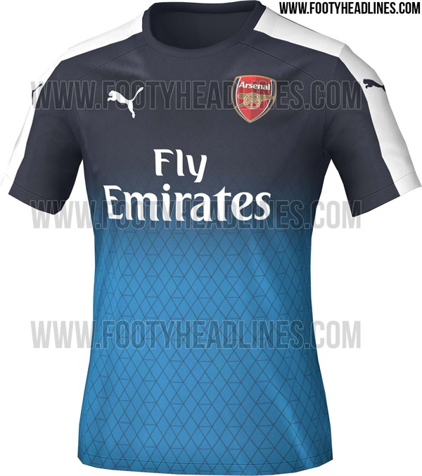 Arsenal -pre -match -top -blauw -2016