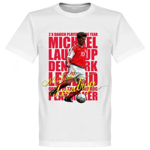 Michael Laudrup Denemarken Fan T-Shirt