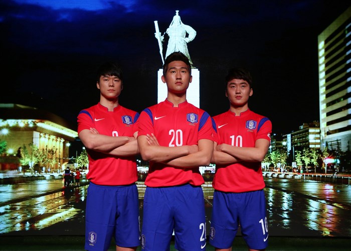 Zuid Korea WK 2014 Thuisshirts NIke