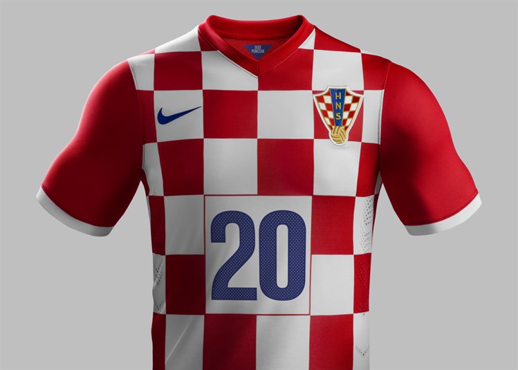 Kroatie Thuisshirt 2014-2015
