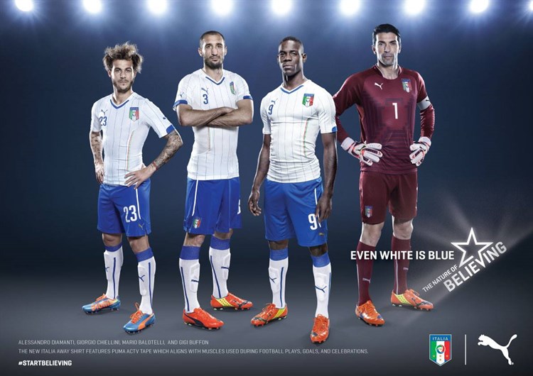 Italie Uitshirt 2014-2015 Balotelli
