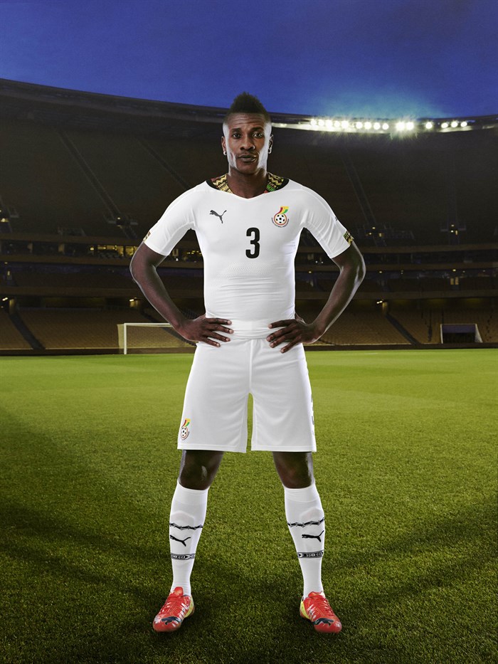 Ghana Thuisshirt Gyan (2)