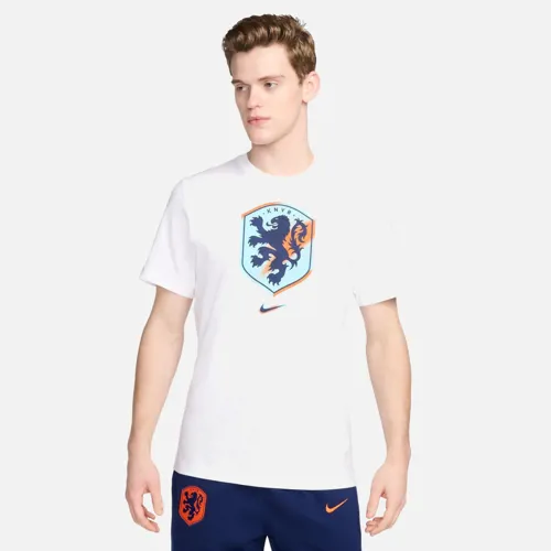 Nederlands Elftal Logo T-Shirt 2024-2025 - Wit