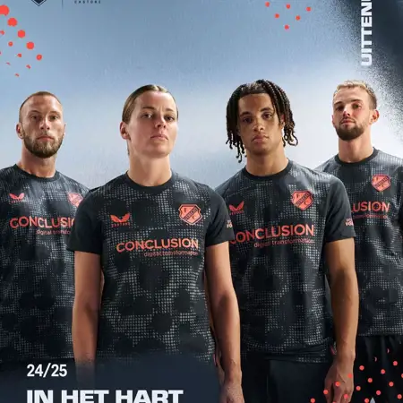FC Utrecht uitshirt 2024-2025 geïnspireerd door bollendak