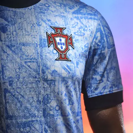 Portugal EK 2024 uitshirt geïnspireerd door azulejo's!