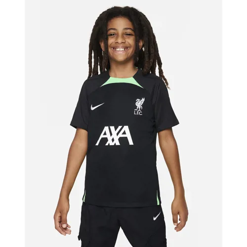 Liverpool Trainingsshirt 2023-2024 - Zwart/Groen - Kinderen