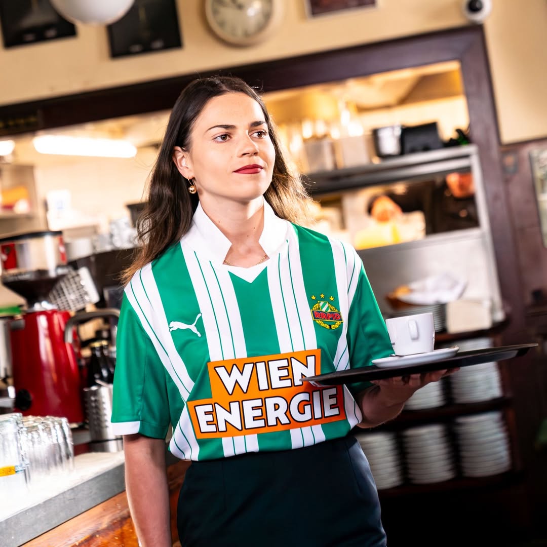 Rapid Wien voetbalshirts 2025-2026 geïnspireerd door shirts jaren '90