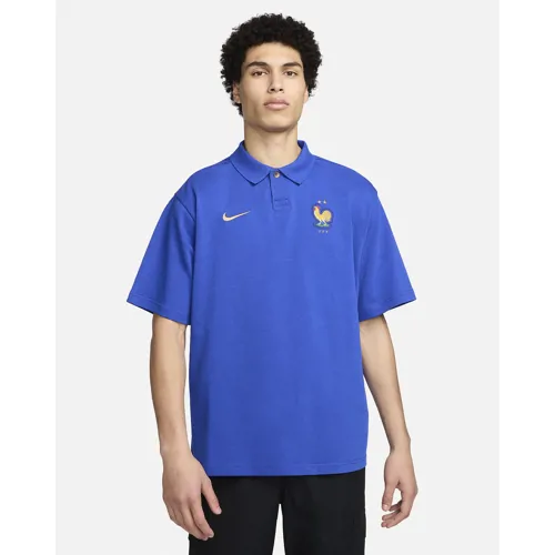 Frankrijk Oversized Polo 2024-2025 - Blauw