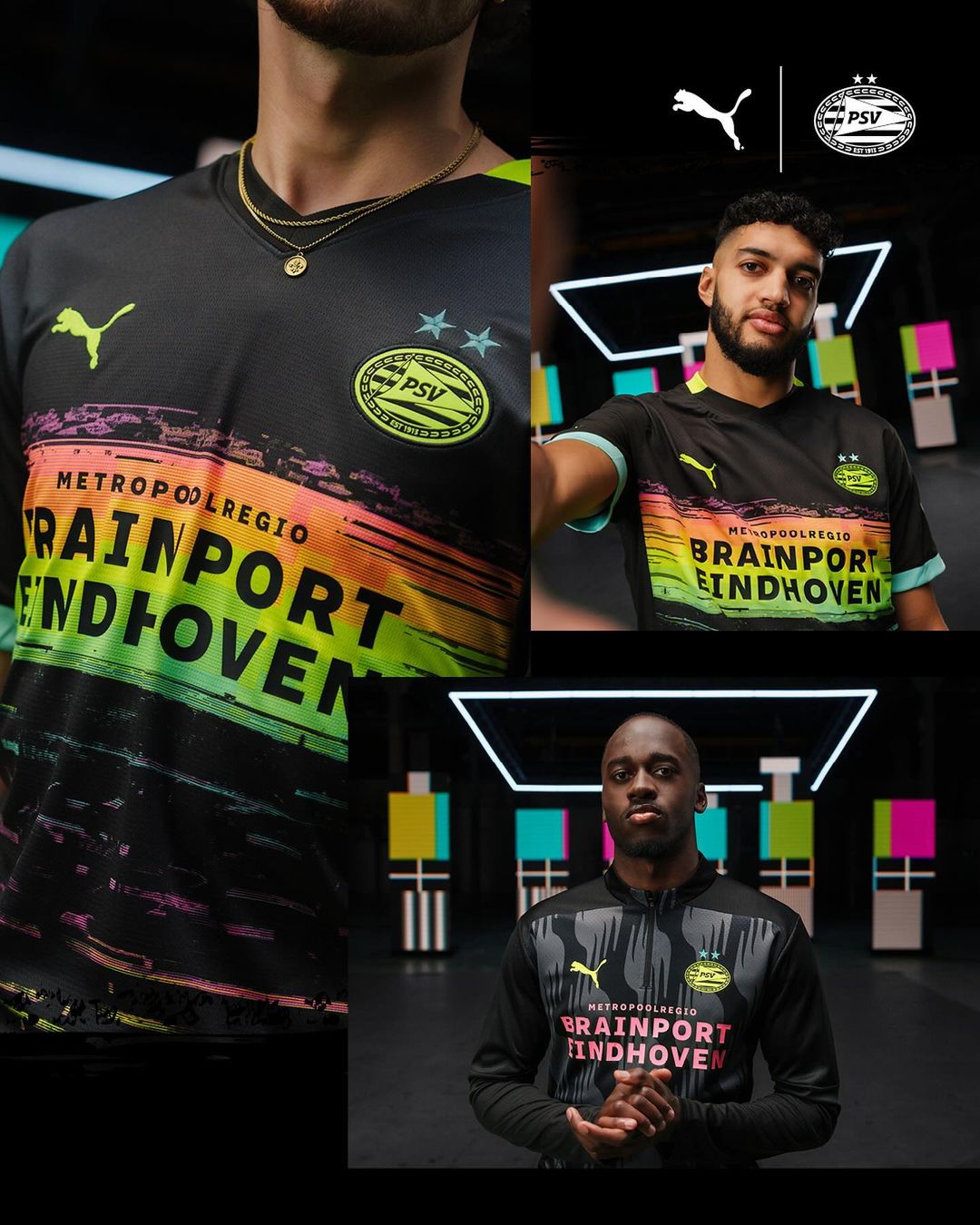 PSV uitshirt 2024-2025 geïnspireerd door testbeeld