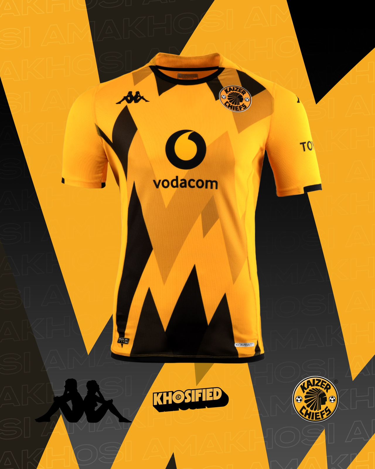 Kaizer Chiefs voetbalshirts 2023-2024