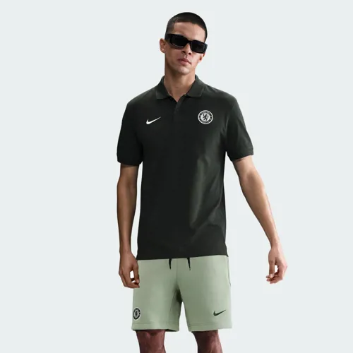 Chelsea polo 2025-2026 - Donkergroen