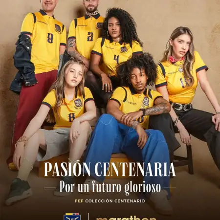 Ecuador voetbalshirts 2025-2026 ode aan 100 jarig bestaan