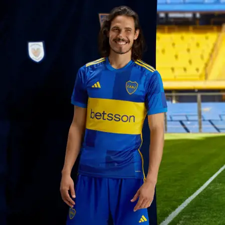 Dit is het Boca Juniors thuisshirt 2023-2024