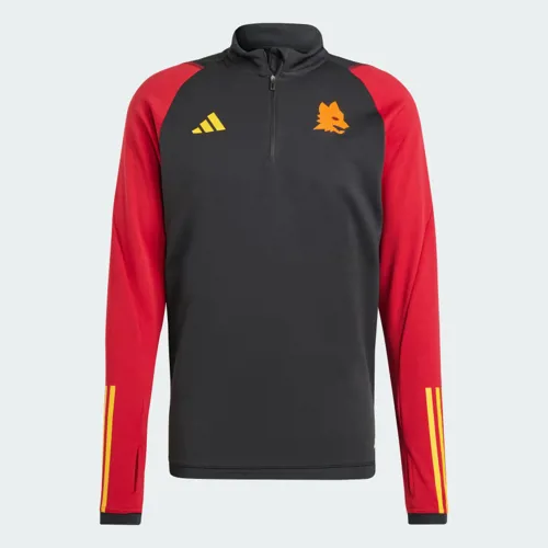 AS Roma training sweater 2023-2024 - Zwart/Rood
