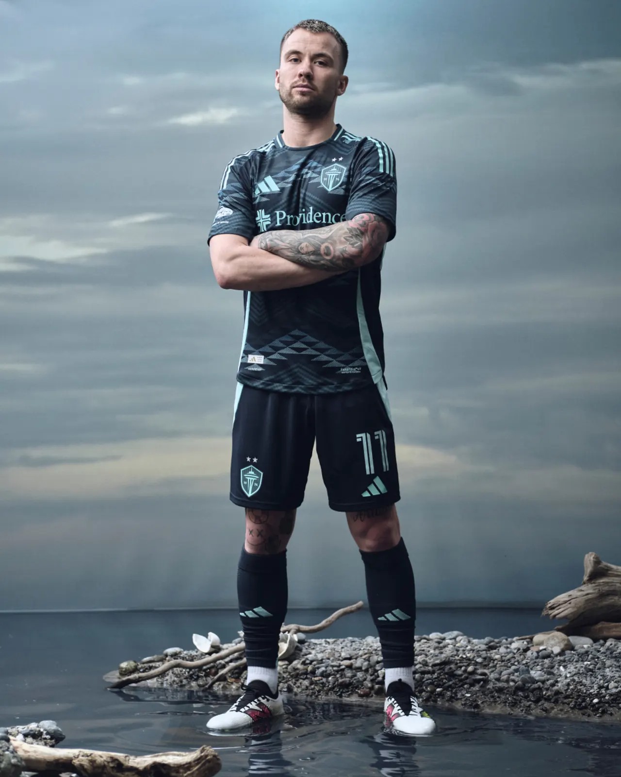 Seattle Sounders uitshirt 2025-2026 in teken Salish Sea