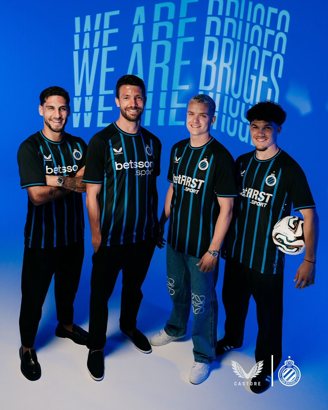 Dit zijn de Club Brugge voetbalshirts 2025-2026