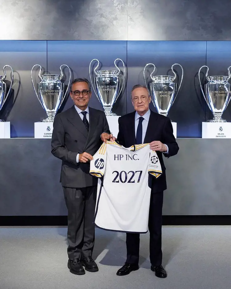 HP mouwsponsor Real Madrid vanaf 2024