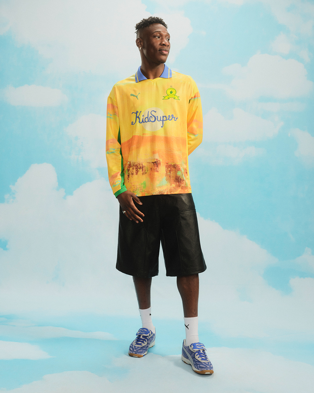 Mamelodi Sundowns WK 2025 voetbalshirt geïnspireerd door zonsondergang