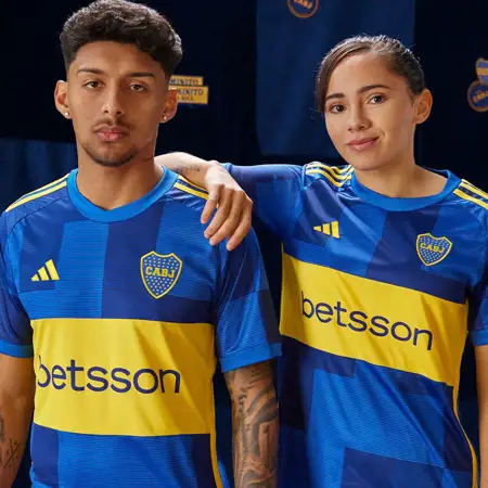Dit is het Boca Juniors thuisshirt 2023-2024