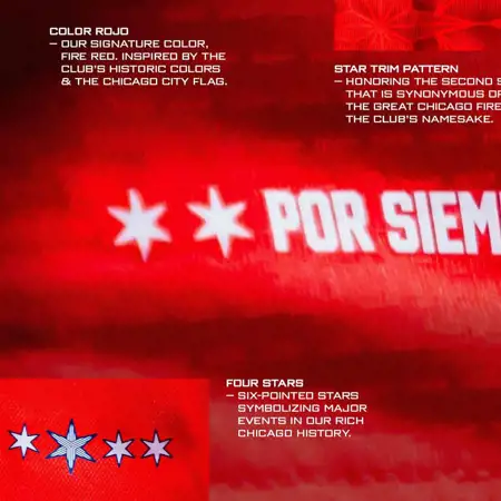 Chicago Fire thuisshirt 2024-2025 | The Men in Red!