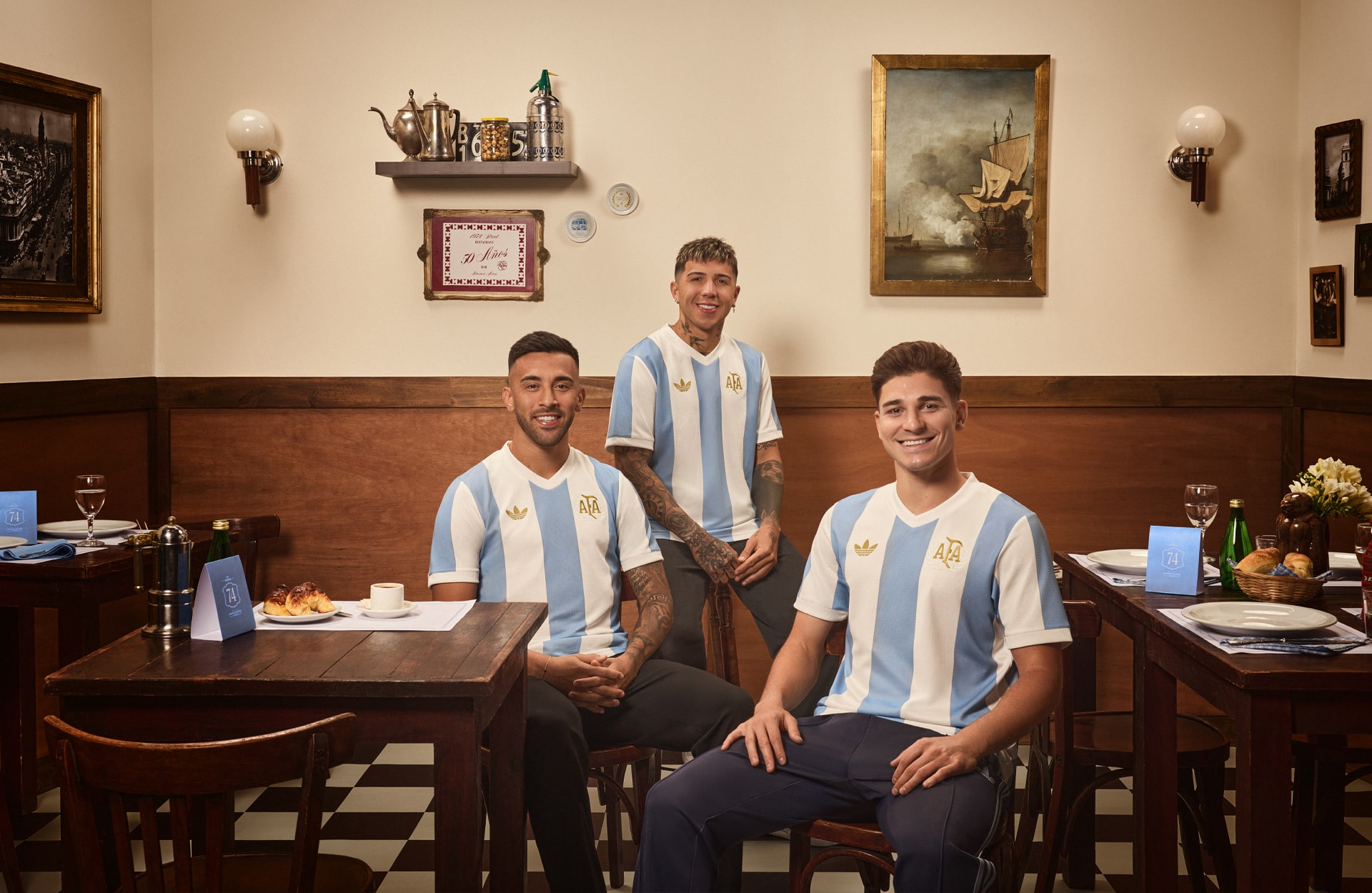 Adidas Argentinie Anniversary Voetbalshirt 1974 2024 H