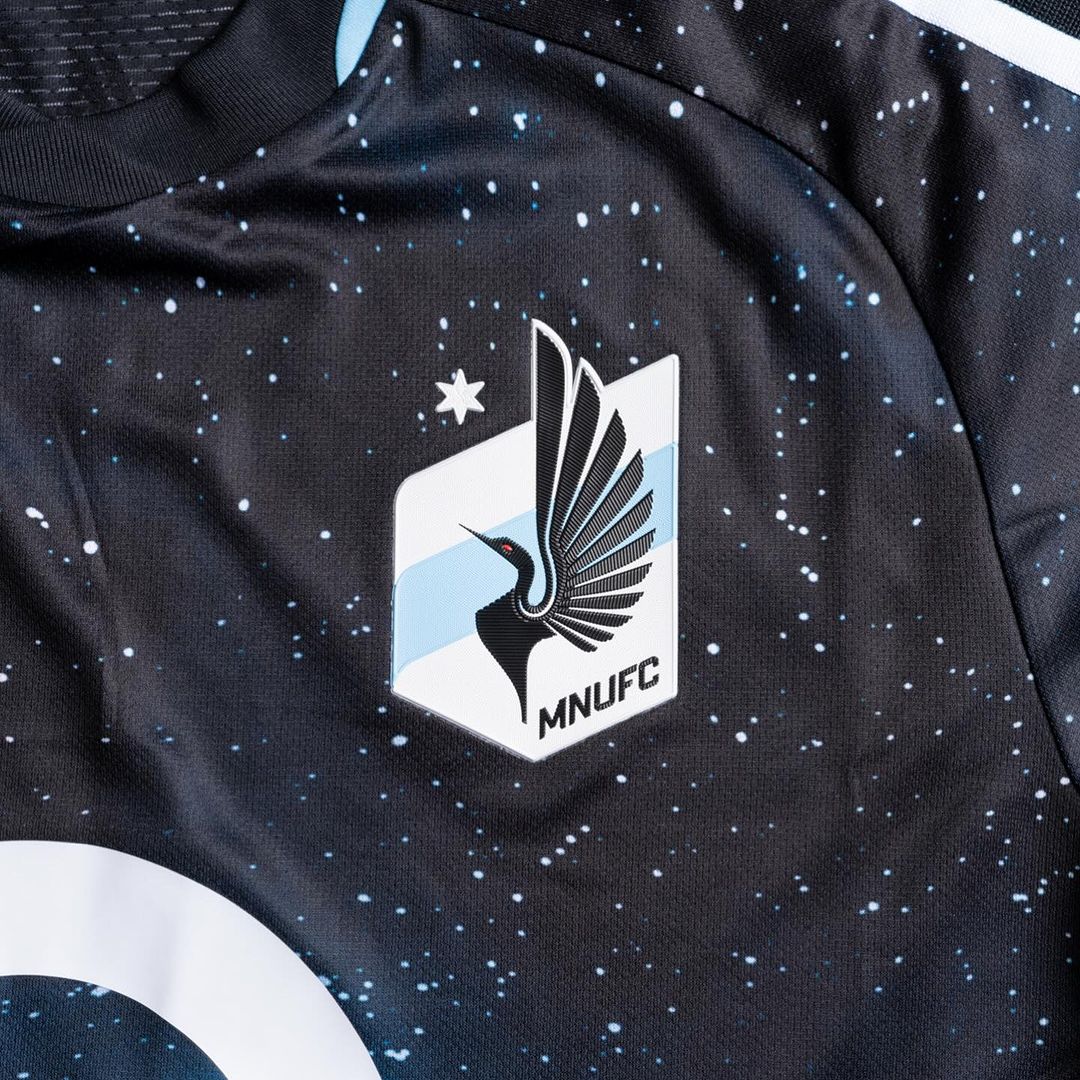 Minnesota United thuisshirt 2024-2025 bevat Noorderlicht effect