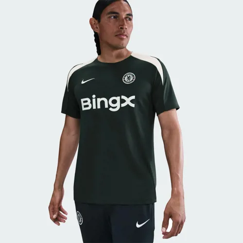 Chelsea trainingsshirt 2025-2026 - Donkergroen/Lichtgroen