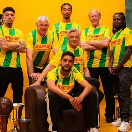 FC Nantes voetbalshirts 2024-2025 geïnspireerd door retro shirts en de stad!